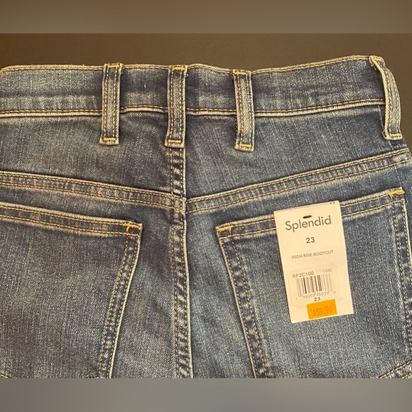 NWT Splendid Woman’s High Waist Rise Bootcut Jeans Size 23 Inseam 33” - Picture 4 of 5
